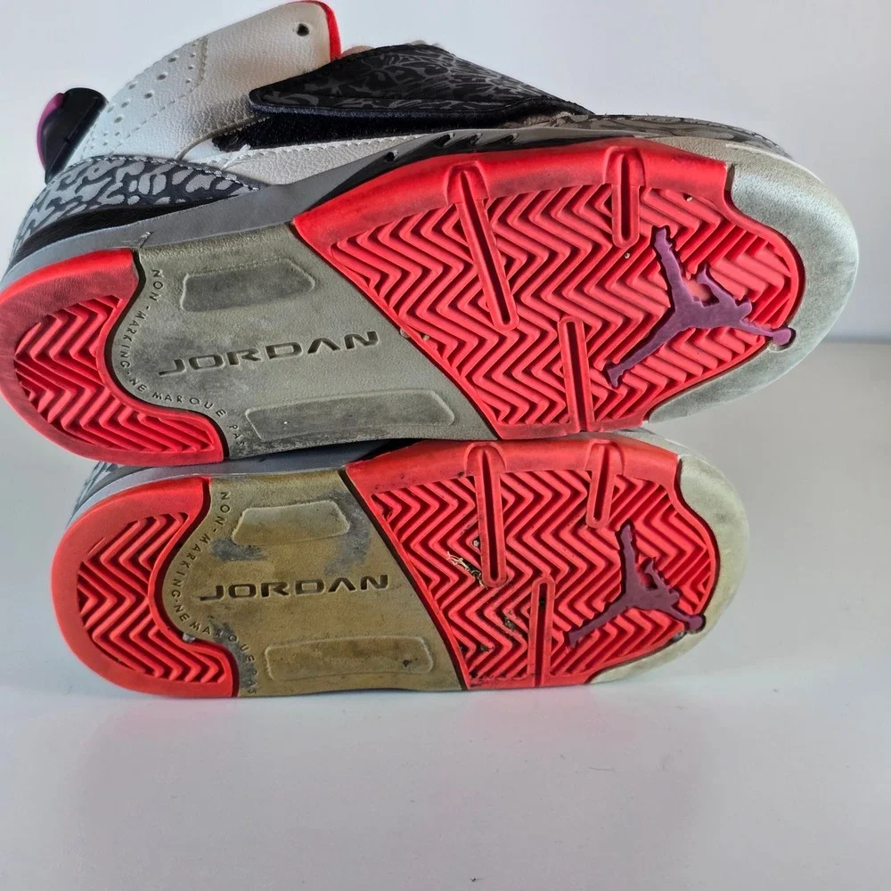 Jordan Son of Mars‎ Toddler White Fuchsia Flash Black 512244-105 Elephant Print